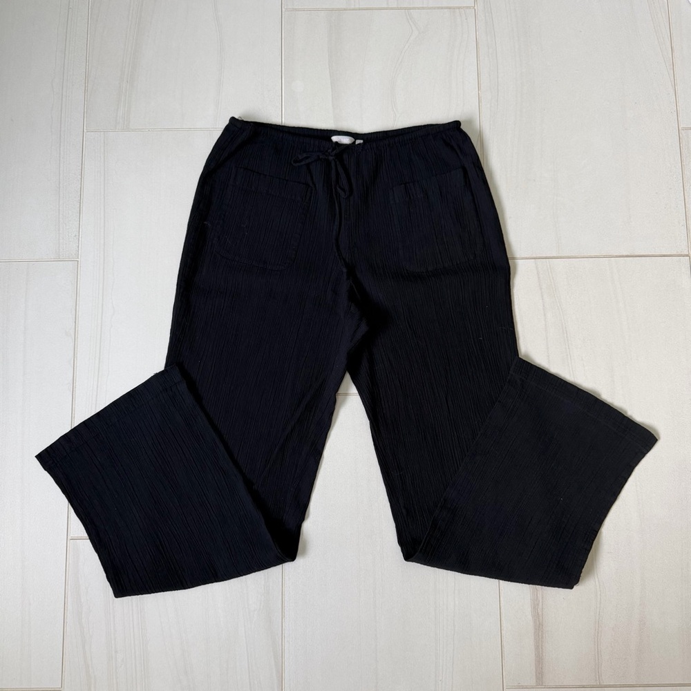 J. Crew Women’s Black Linen Pants